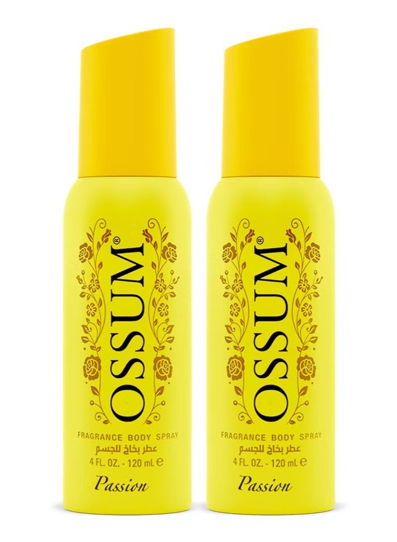 أوسوم بخاخ معطر للجسم 120 مل – باشون - 2 حبة